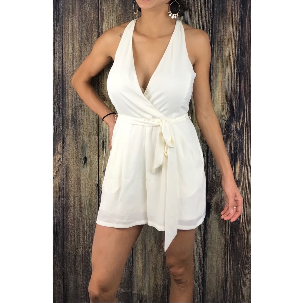 Express White Romper